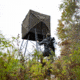 Cage Permanent Hub Blinds Tower Cage R30 Hunting Blind, Black, 8 Foot, CTR3008