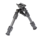 Caldwell Accumax Carbon Fiber Premium Swivel Stud Bipod, 6in-9in, Black, 1092515