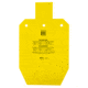 Caldwell AR500 Targets, Full Size IPSC, Yellow, 1116705