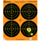 Caldwell Bullseye Target, 100 Sheets, 4in, Orange Peel 410058