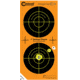 Caldwell Orange Peel Bulls Eye Targets w/ Dual-color Flake-off, 3in, 75 Sheets 345468 