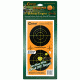 Caldwell Orange Peel Bulls Eye Targets w/ Dual-color Flake-off, 3in, 15 Sheets 391984 