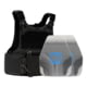 Caliber Armor AR550 w/ M.O.D. NIJ III+ PolyShield Complete Plate Carrier Package - Set of 2, Shooters, Black, 8x10in/Small, 19-AR550-MOD-S-BK-0810-SPC