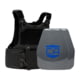 Caliber Armor UHMWPE Maritime NIJ III w/ M.O.D. Complete Plate Carrier Package - Set of 2, Shooters, Black, 9.5x12.5in/Medium, 19-UHMWPE-MOD-M-BK-SH