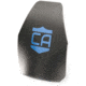 Caliber Armor AR550 III+ Multi-Curve Steel Body Armor, Caliber Gray, 10 X 12, 19-AR550-1012