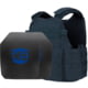 Caliber Armor AR550 Level III+ Body Armor and Condor MOPC Complete Plate Carrier Package, Shooters Cut, Navy Blue, 19-AR550-MOPC-NB