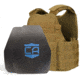 Caliber Armor AR550 Level III+ Body Armor and Condor MOPC Package, Shooters Cut, Coyote Brown, Medium/2XL, 19-AR550-MOPC-CB