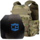 Caliber Armor AR550 Level III+ Body Armor and Condor MOPC Package, SAPI Style + Shooter Cut, Scorpion OCP, Medium/2XL, 19-AR550-MOPC-SAPI-SC-OCP