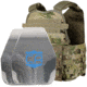 Caliber Armor AR550 Level III+ Body Armor w/Spall Coat Package, Shooter Cut, Scorpion OCP, Medium/2XL, 19-AR550-MOPC-SPC-OCP