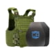 Caliber Armor AR550 w/ M.O.D. NIJ III+ Standard Complete Plate Carrier Package, Shooters/SAPI, OD Green, 10x12in/Medium, 19-ARQ