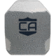 Caliber Armor AV2 Multi-Curve RF2 Body Armor w/ Polyshed Protection, SAPI Style, Caliber Gray, 10 X 12, 19-AV2-1012S-SPC