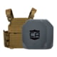 Caliber Armor AV2 NIJ III+/RF2 Recon Complete Plate Carrier Package - Set of 2, SAPI, Coyote Tan, 10x12in, 19-AV2-TAC-M-CT-1012S