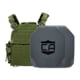 Caliber Armor AV2 NIJ III+/RF2 Recon Complete Plate Carrier Package - Set of 2, SAPI, OD Green, 10x12in, 19-AV2-TAC-M-OD-1012S