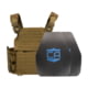 Caliber Armor AR550 NIJ III+ Recon Complete Plate Carrier Package - Set of 2, Shooters, Coyote Tan, 10x12in, 19-AR550-TAC-M-CT-1012