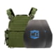 Caliber Armor AR550 NIJ III+ Recon Complete Plate Carrier Package - Set of 2, Shooters, OD Green, 10x12in, 19-AR550-TAC-M-OD-1012