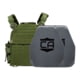 Caliber Armor AV2 NIJ III+/RF2 Recon Complete Plate Carrier Package - Set of 2, Shooters, OD Green, 10x12in, 19-AV2-TAC-M-OD-1012