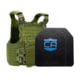 Caliber Armor Level IV w/M.O.D. Complete Plate Carrier Package - Set of 2, SAPI, OD Green, 9.5x12.5in/Small, 19-LEVELIV-MOD-S-OD-SAPI