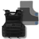 Caliber Armor CaliberX IIIA Package w/ Overt Body Complete Plate Carrier Package, Black, Extra Small, 19-CALX-VISM-XS-B