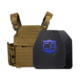 Caliber Armor UHMWPE Maritime NIJ III Recon Complete Plate Carrier Package, Shooters/SAPI, Coyote Tan, 10x12in/Medium, 19-LEVELIV-TAC-M-CT-SH-SAPI