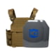 Caliber Armor UHMWPE Maritime NIJ III Recon Complete Plate Carrier Package - Set of 2, SAPI, Coyote Tan, Medium, 19-UHMWPE-TAC-M-CT-SAPI
