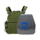 Caliber Armor UHMWPE Maritime NIJ III Recon Complete Plate Carrier Package - Set of 2, Shooters, OD Green, Medium, 19-UHMWPE-TAC-M-OD-SH