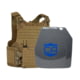 Caliber Armor UHMWPE Maritime NIJ III w/ M.O.D. Complete Plate Carrier Package, Shooters/SAPI, Coyote Tan, 9.5x12.5in/Medium, 19-UHMWPE-MOD-M-CT-SH-SAPI