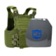 Caliber Armor UHMWPE Maritime NIJ III w/ M.O.D. Complete Plate Carrier Package, Shooters/SAPI, OD Green, 9.5x12.5in/Large, 19-UHMWPE-MOD-L-OD-SH-SAPI