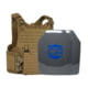 Caliber Armor UHMWPE Maritime NIJ III w/ M.O.D. Complete Plate Carrier Package - Set of 2, SAPI, Coyote Tan, 9.5x12.5in/Large, 19-UHMWPE-MOD-L-CT-SAPI