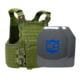 Caliber Armor UHMWPE Maritime NIJ III w/ M.O.D. Complete Plate Carrier Package - Set of 2, SAPI, OD Green, 9.5x12.5in/Large, 19-UHMWPE-MOD-L-OD-SAPI