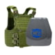Caliber Armor UHMWPE Maritime NIJ III w/ M.O.D. Complete Plate Carrier Package - Set of 2, Shooters, OD Green, 9.5x12.5in/Large, 19-UHMWPE-MOD-L-OD-SH-M