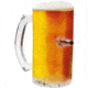 Caliber Gourmet Last Man Standing, Bullet Beer Glass, 500 ml, Clear CBG-LMS-BEER