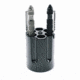 Caliber Gourmet Revolver Cylinder Pen Holder, Black, 2.75 x 2.75 x 3.50 in CBG-1007-BK