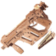 Caliber Gourmet 188-Piece 3D Rubber Band Gun Puzzle, Machine Gun Replica, Plywood, CBG-P2L-02MG