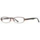 Calligraphy Collection Stowe SESC STOW00 Eyeglass Frames - Dark Brown SESC STOW005335 BND