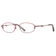 Calligraphy Collections Woolf SESC WOOL00 Progressive Prescription Eyeglasses - Burgundy SESC WOOL005235 BUR