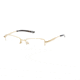Calligraphy Collections F-365 SESC F36500 Eyeglass Frames - Col4 - Shiny Gold SESC F365005240 GO