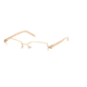 Calligraphy Collections F-366 SESC F36600 Eyeglass Frames - Col2 - Light Gold SESC F366005235 GOL