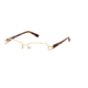 Calligraphy Collections F-373 SESC F37300 Eyeglass Frames - Col1 - Gold SESC F373005335 GO