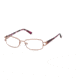 Calligraphy Collections F-374 SESC F37400 Eyeglass Frames - Col4 - Shiny Rose SESC F374005335 RO