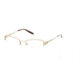 Calligraphy Collections F-387 SESC F38700 Single Vision Prescription Eyeglasses - Col1 - Gold SESC F387004935 GO