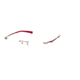 Calligraphy Collections F-390 SESC F39000 Single Vision Prescription Eyeglasses - Col2 - Red SESC F390005435 RD