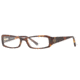 Calligraphy Collections Zola SESC ZOLA00 Progressive Prescription Eyeglasses - Amber Mist SESC ZOLA005230 BN