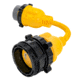 Camco 50AM/30AF Power Grip Marine 12in Locking Adapter - M-Lock/F-Locking Adapter
