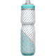 CamelBak Podium Chill Outdoor Bike Bottle, Gray/teal Stripe - 1873307071