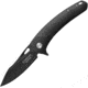 Camillus Knives Blaze Linerlock Folding Knife, 2.75in Black Carbonitride Titanium Coated D2 Tool Steel Blade, Black G10 Handle, Thumb Pull, Pocket Clip, Quick Launch Dual Bearing System, Black, 19810