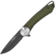 Camillus Knives Cirque Linerlock Green Folding Knife, 2.75" black Carbonitride Titanium coated AUS-8 sta, Green G10 handle, 19642