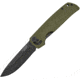 Camillus Knives Cuda Mini Linerlock Folding Knife, 2.75in Black Carbonitride Titanium Coated Aus-8 SS Drop Point, OD Green G10 Handle, Pocket Clip, Quick Launch Bearing System, OD green, 19633