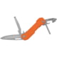 Camillus Knives Pocket Block Multi Tool Orange, 2.5" titanium bonded 420 stainless blade, Orange G10 handle, 19652