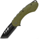 Camillus Knives Veracious Linerlock Green Folding Knife, 2.5 black Carbonitride Titanium coated AUS-8 stai, Green glass filled nylon handle, 19648