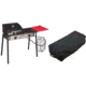 Camp Chef Big Gas Grill 2X Stove, Black/Silver, with Black, Roller Bag, Black, RCB60